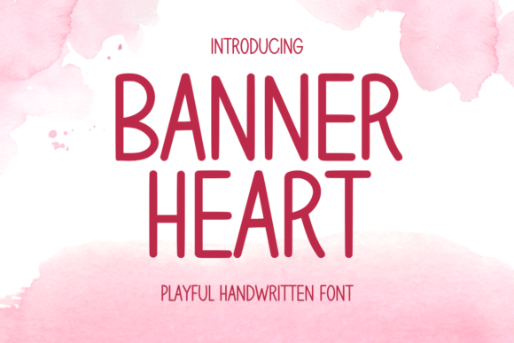 Banner Heart: A Playful Font for Creative Branding