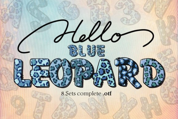 Blue Leopard Font: A Bold Choice for Branding