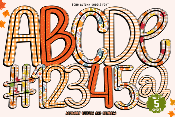 Boho Autumn Doodle: A Font for Seasonal Branding and Visual Storytelling