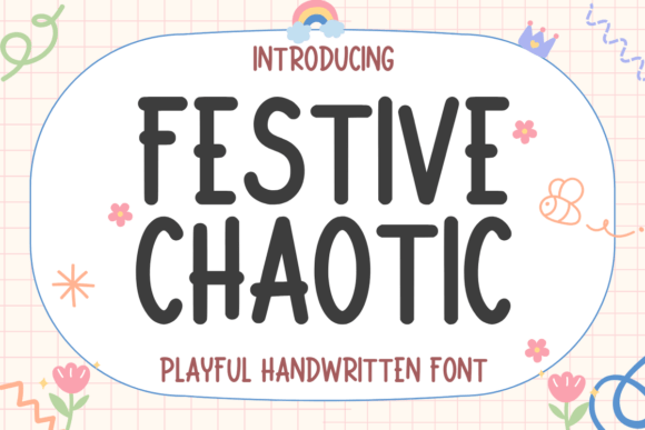 Boost Your Brand with Festive Chaotic Font