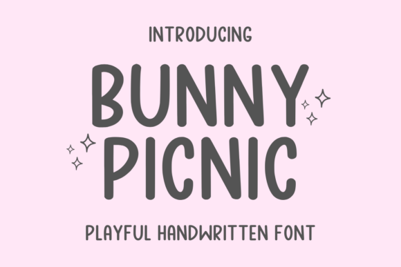 Bunny Picnic: A Playful Font for Editorial Design