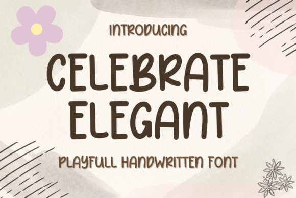 Celebrate Elegant: A Handwritten Font for Editorial Charm