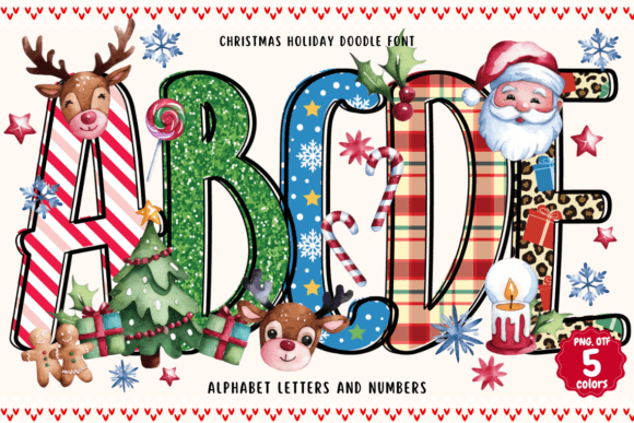 Christmas Holiday Doodle: A Font That Brings Festive Joy to Your Creations