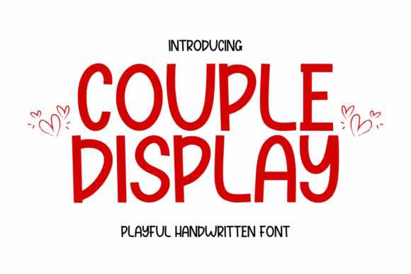 Couple Display: A Playful Font for Digital Branding