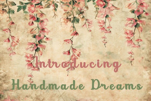 Handmade Dreams: A Typographic Accent for Editorial Design