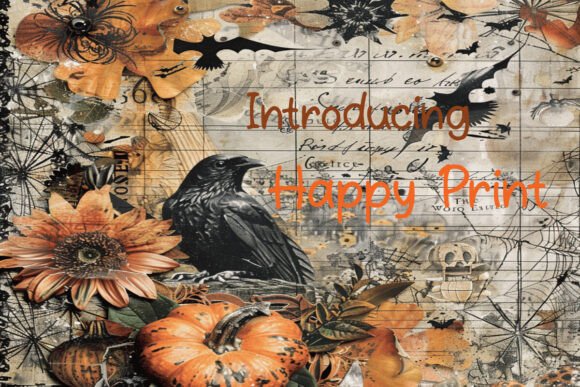 Happy Print: A Script Font for Editorial Design