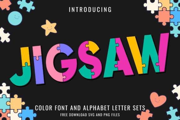 Jigsaw Pastel: A Playful Font for Digital Design