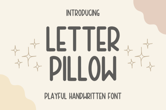 Letter Pillow: A Playful Font for Creative Branding