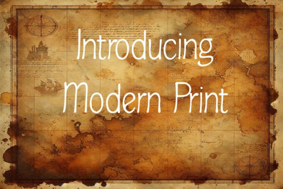 Modern Print: A Versatile Script Font for Editorial Design