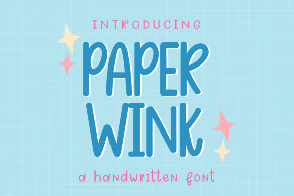 Paper Wink: A Font That Breathes Life into Digital Design