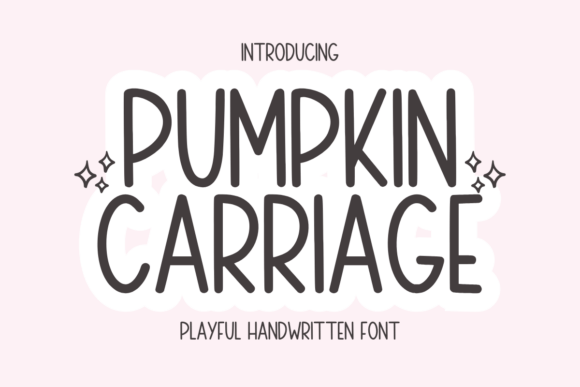 Pumpkin Carriage: A Handwritten Font for Editorial Design