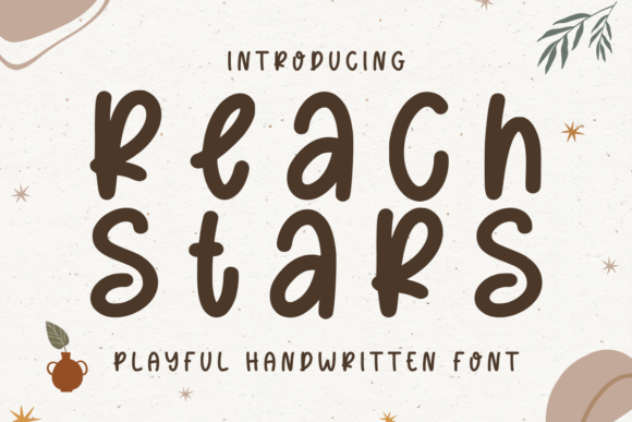 Reach Stars: A Playful Font for Creative Branding Projects