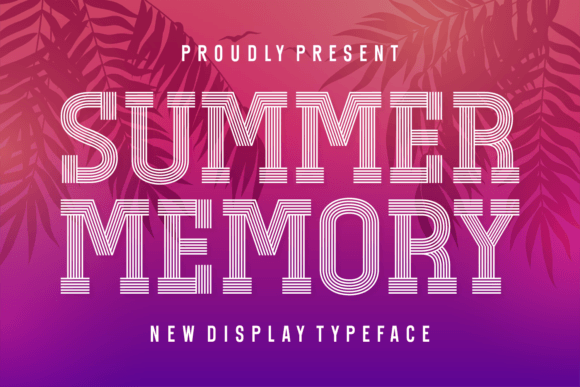 Summer Memory: A Font for Captivating Digital Campaigns
